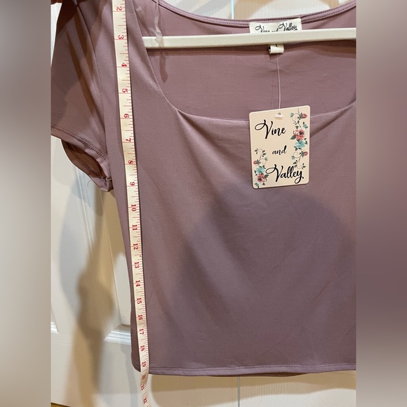 NWT Vine and Valley Lavender Top - Picture 5 of 8
